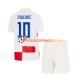 Maillot Domicile Croatie Luca Modric 10 Euro 2024 Manches Courtes Jeune Enfant(+shorts)