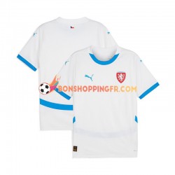 Maillot Extérieur Tchéquie Euro 2024 Manches Courtes Homme