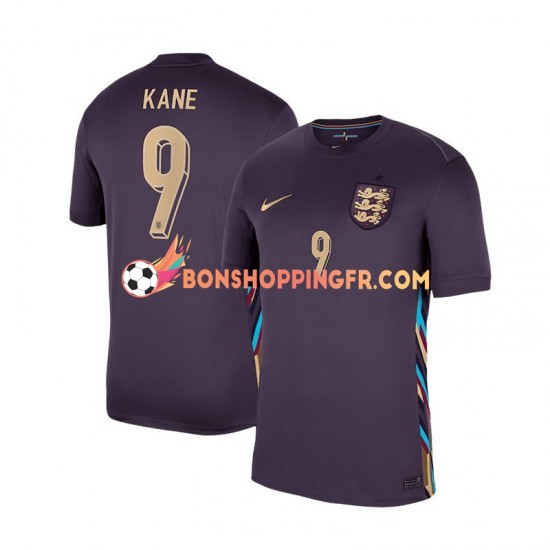 Maillot Extérieur Angleterre Harry Kane 9 Euro 2024 Manches Courtes Homme