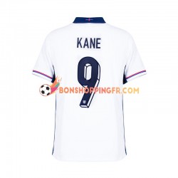 Maillot Domicile Angleterre Harry Kane 9 Euro 2024 Blanc Manches Courtes Homme