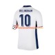 Maillot Domicile Angleterre Jude Bellingham 10 Euro 2024 Blanc Manches Courtes Homme