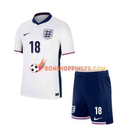 Maillot Domicile Angleterre Trent Alexander-Arnold 18 Euro 2024 Manches Courtes Jeune Enfant(+shorts)