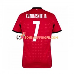 Maillot 3ème Géorgie Kvaratskhelia 7 Euro 2024 Manches Courtes Homme