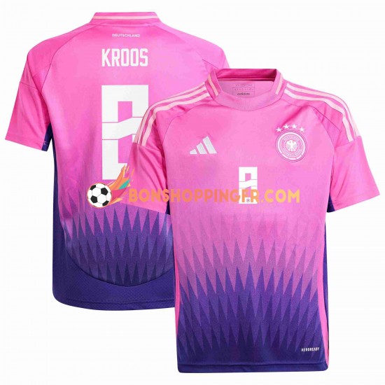 Maillot Extérieur Allemagne Toni Kroos Euro 2024 Manches Courtes Homme