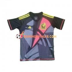 Maillot Domicile Mexique Gardien Copa America 2024 Noir Manches Courtes Homme