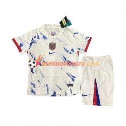 Maillot Extérieur Norvège 2024 Manches Courtes Jeune Enfant(+shorts)