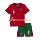 Maillot Domicile Portugal Bruno Fernandes 8 Euro 2024 Manches Courtes Jeune Enfant(+shorts)