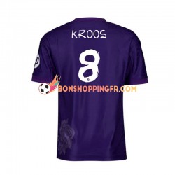 Maillot 4ème Real Madrid KROOS 8 Y-3 2023-2024 Violet Manches Courtes Homme