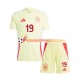 Maillot Extérieur Espagne Lamine Yamal 19 Euro 2024 Manches Courtes Jeune Enfant(+shorts)