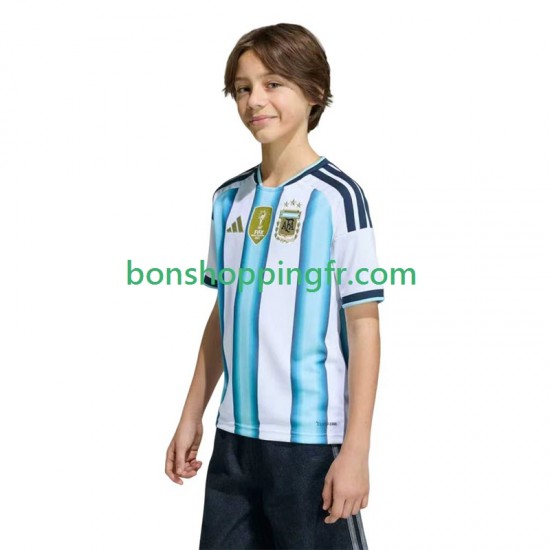 Maillot Domicile Argentine World Cup 2026 Manches Courtes Jeune Enfant(+shorts)