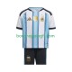Maillot Domicile Argentine World Cup 2026 Manches Courtes Jeune Enfant(+shorts)