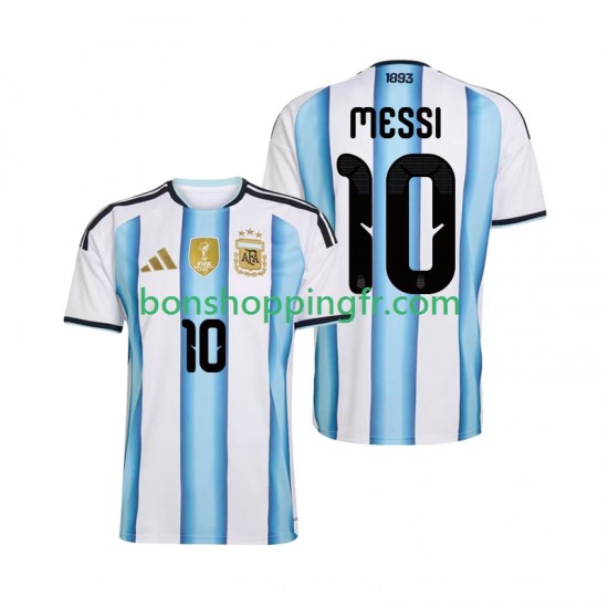 Maillot Domicile Argentine Lionel Messi 10 World Cup 2026 Manches Courtes Homme