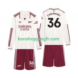Maillot 3ème Arsenal Zubimendi 36 2025-2026 Manches Longues Jeune Enfant(+shorts)