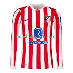 Maillot Domicile Atlético Madrid 2025-2026 Manches Longues Homme
