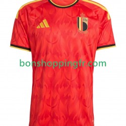 Maillot Domicile Belgique World Cup 2026 Manches Courtes Homme