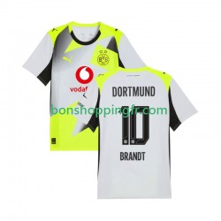 Maillot Extérieur Borussia Dortmund Julian Brandt 10 2025-2026 Manches Courtes Homme