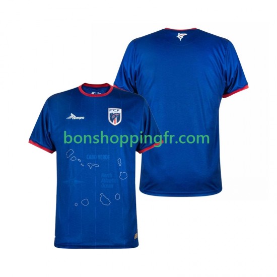 Maillot Domicile Cape Verde 2024-2025 Manches Courtes Homme