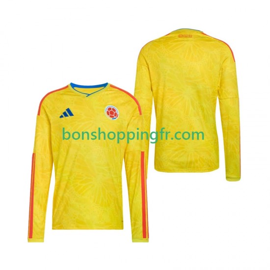 Maillot Domicile Colombie World Cup 2026 Manches Longues Homme