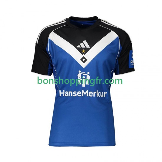 Maillot Extérieur Hamburger SV 2025-2026 Manches Courtes Homme