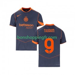 Maillot 3ème Inter Milan Marcus Thuram 9 2025-2026 Manches Courtes Homme