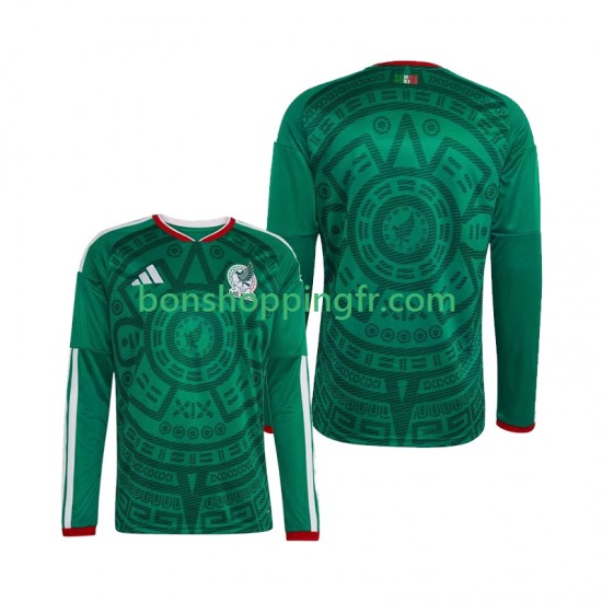 Maillot Domicile Mexique World Cup 2026 Manches Longues Homme