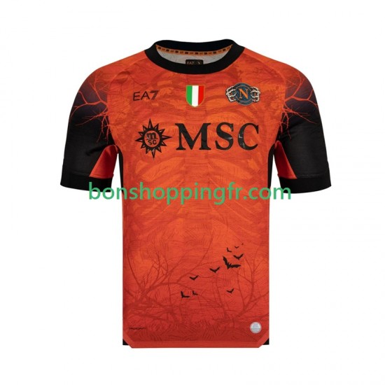Maillot Domicile Naples Gardien Halloween 2025-2026 Manches Courtes Homme