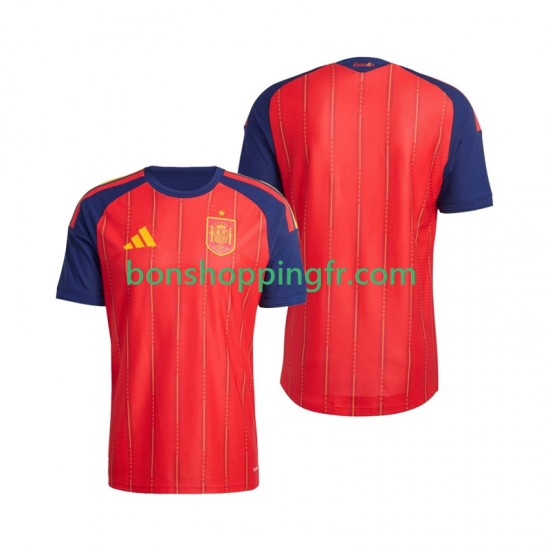 Maillot Domicile Espagne World Cup 2026 Manches Courtes Homme
