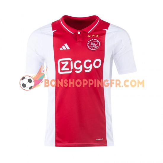 Maillot Domicile Ajax Amsterdam 2024-2025 Manches Courtes Homme