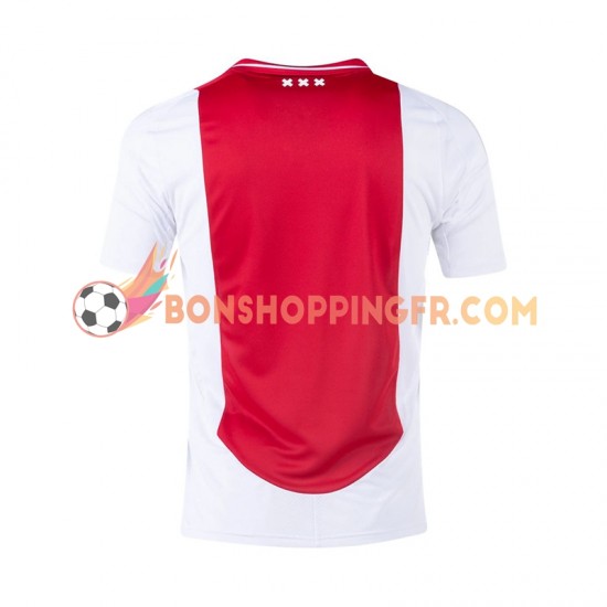 Maillot Domicile Ajax Amsterdam 2024-2025 Manches Courtes Homme