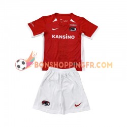 Maillot Domicile AZ Alkmaar 2024-2025 Manches Courtes Jeune Enfant(+shorts)
