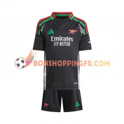 Maillot Extérieur Arsenal 2024-2025 Manches Courtes Jeune Enfant(+shorts)