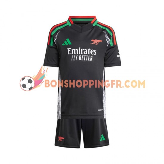 Maillot Extérieur Arsenal 2024-2025 Manches Courtes Jeune Enfant(+shorts)