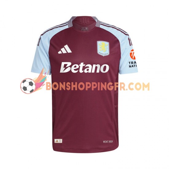 Maillot Domicile Aston Villa 2024-2025 Manches Courtes Homme