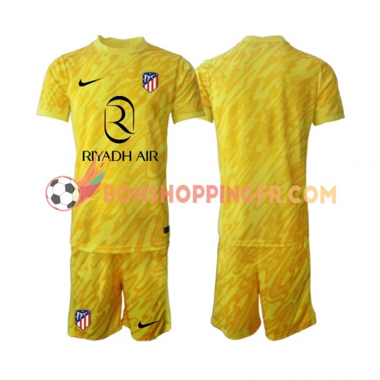 Maillot 3ème Atlético Madrid Gardien 2024-2025 Manches Courtes Jeune Enfant(+shorts)