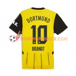 Maillot Domicile Borussia Dortmund Julian Brandt 10 2024-2025 Manches Courtes Homme