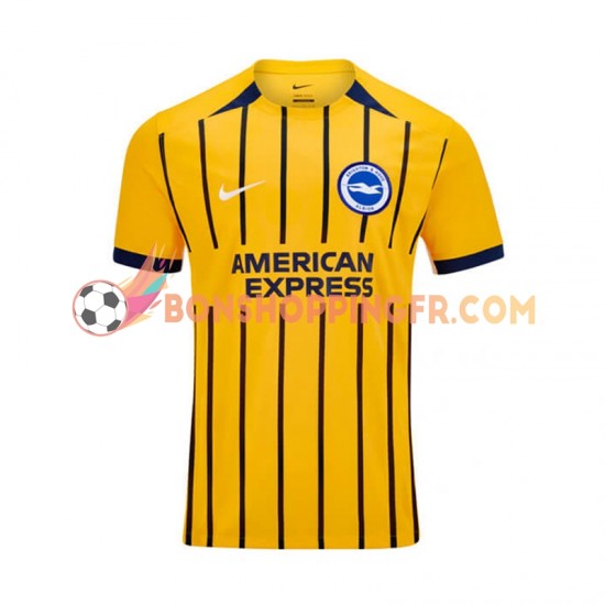 Maillot Extérieur Brighton Hove Albion 2024-2025 Manches Courtes Homme