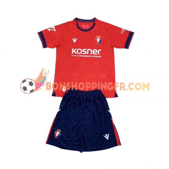 Maillot Domicile CA Osasuna 2024-2025 Manches Courtes Jeune Enfant(+shorts)