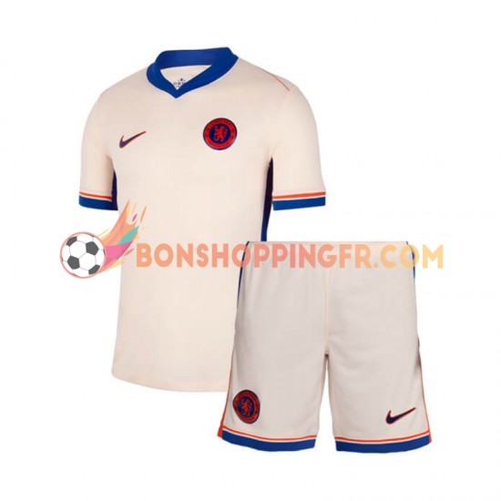 Maillot Extérieur Chelsea 2024-2025 Manches Courtes Jeune Enfant(+shorts)