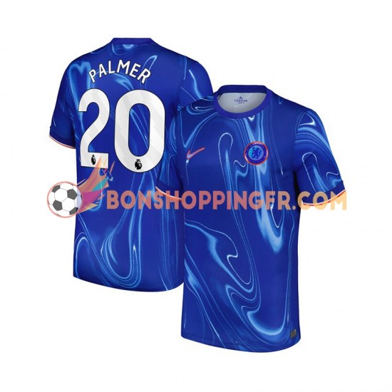 Maillot Domicile Chelsea Cole Palmer 20 2024-2025 Manches Courtes Homme