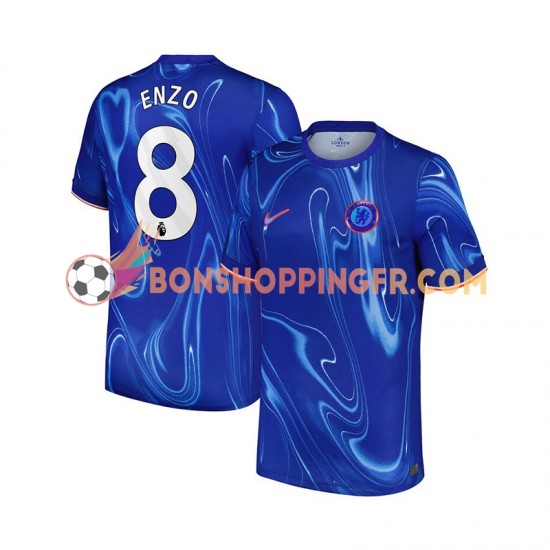 Maillot Domicile Chelsea Enzo 8 2024-2025 Manches Courtes Homme