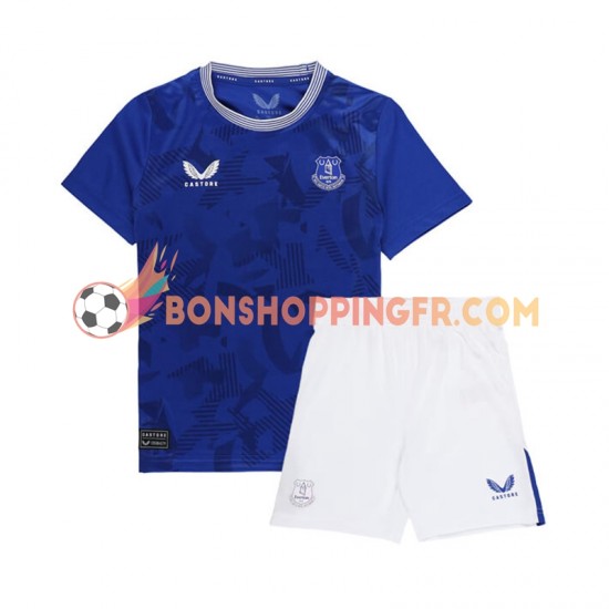 Maillot Domicile Everton 2024-2025 Manches Courtes Jeune Enfant(+shorts)