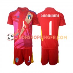Maillot 3ème Italie Gardien Donnarumma 1 Euro 2024 Manches Courtes Jeune Enfant(+shorts)