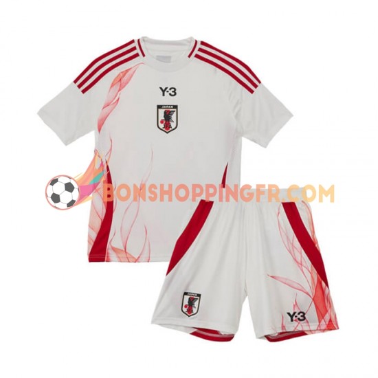 Maillot Extérieur Japon 2024 Manches Courtes Jeune Enfant(+shorts)