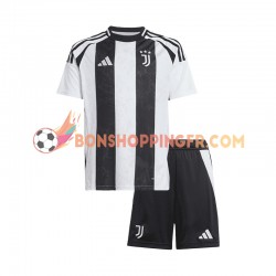 Maillot Domicile Juventus 2024-2025 Manches Courtes Jeune Enfant(+shorts)