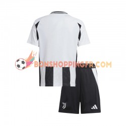 Maillot Domicile Juventus 2024-2025 Manches Courtes Jeune Enfant(+shorts)