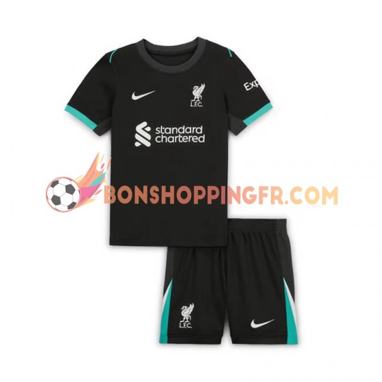 Maillot Extérieur Liverpool 2024-2025 Manches Courtes Jeune Enfant(+shorts)