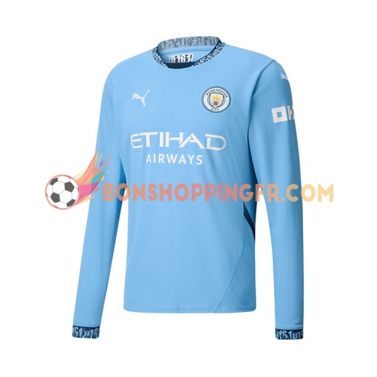 Maillot Domicile Manchester City 2024-2025 Manches Longues Homme