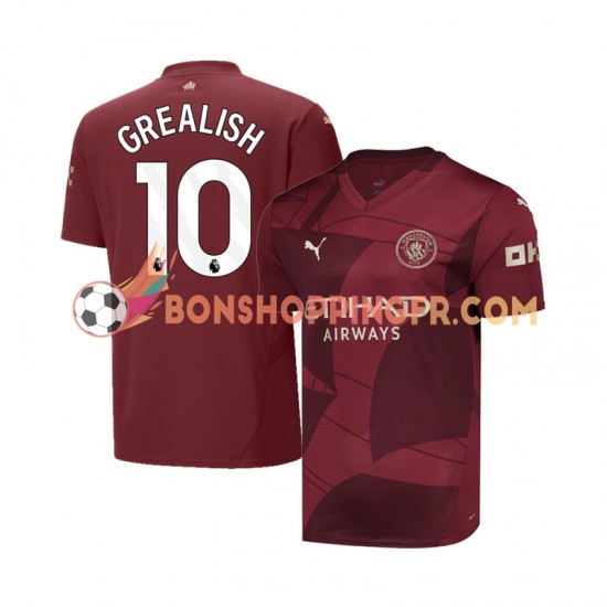 Maillot 3ème Manchester City Jack Grealish 10 2024-2025 Manches Courtes Homme