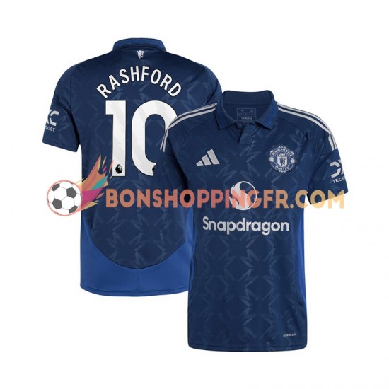 Maillot Extérieur Manchester United Marcus Rashford 10 2024-2025 Manches Courtes Homme