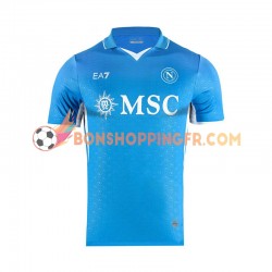 Maillot Domicile Naples 2024-2025 Manches Courtes Homme